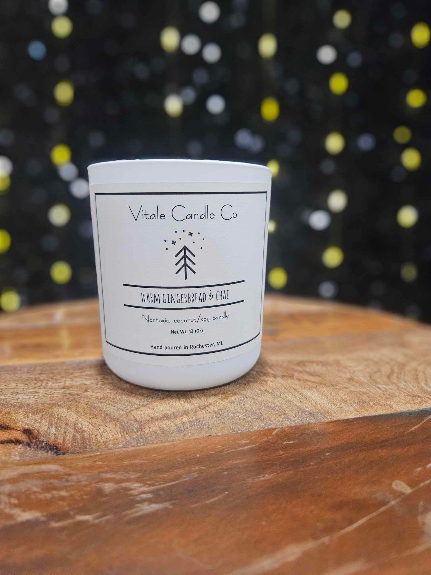 13 oz White Holiday Vessel