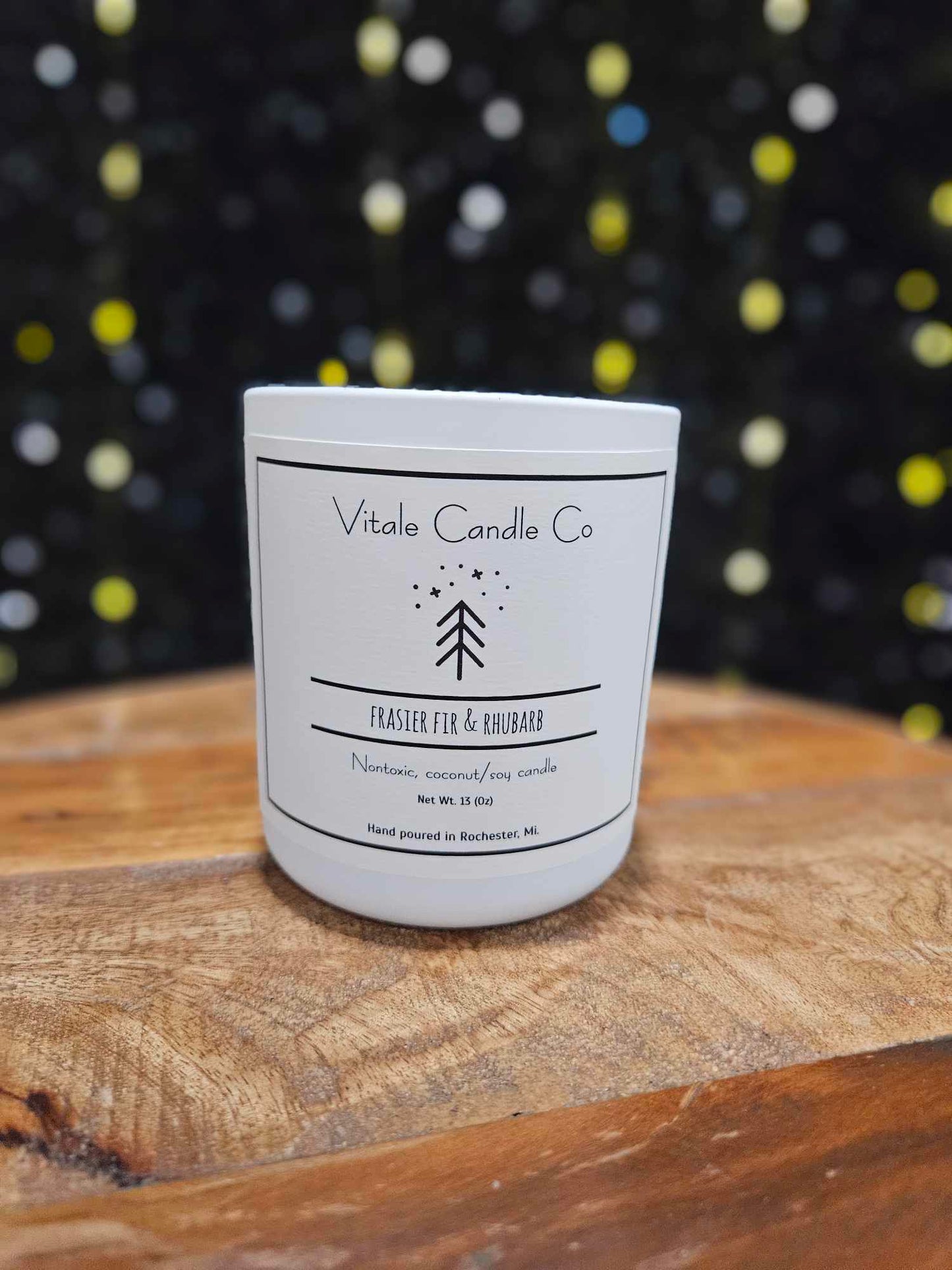 13 oz White Holiday Vessel