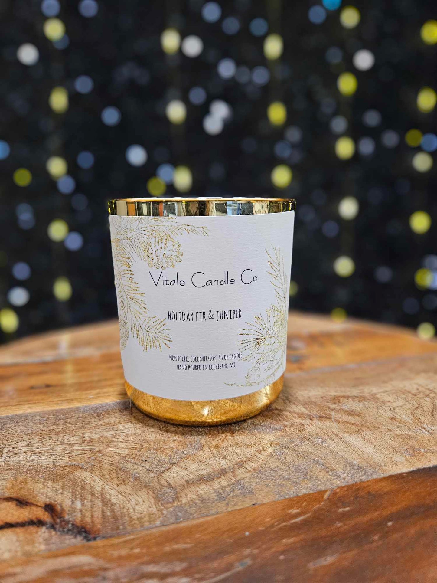 13 oz Gold Holiday Vessel