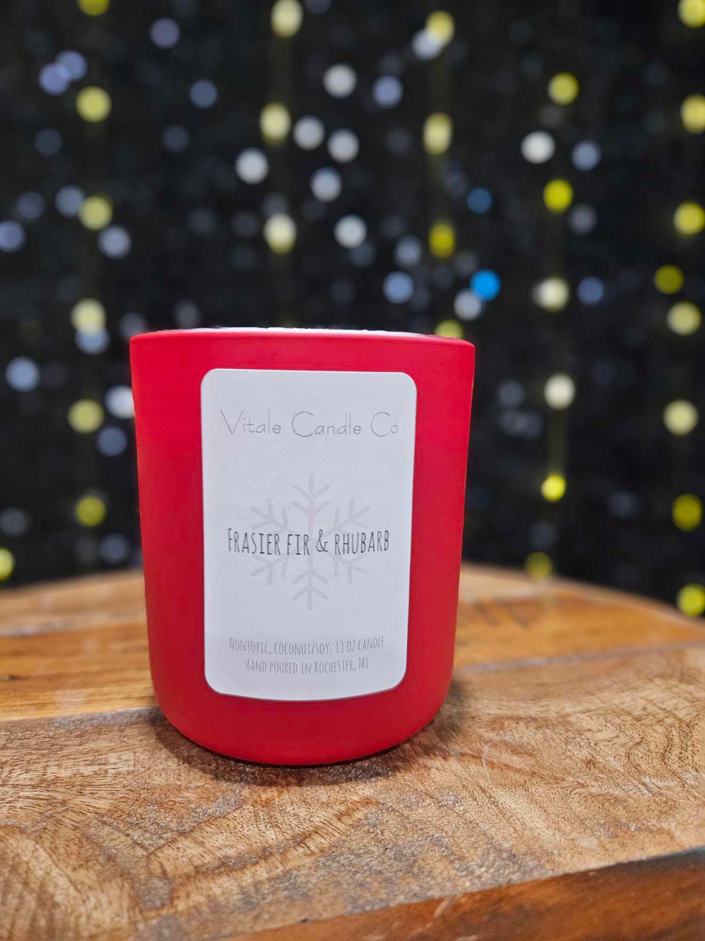 13 oz Red Holiday Vessel