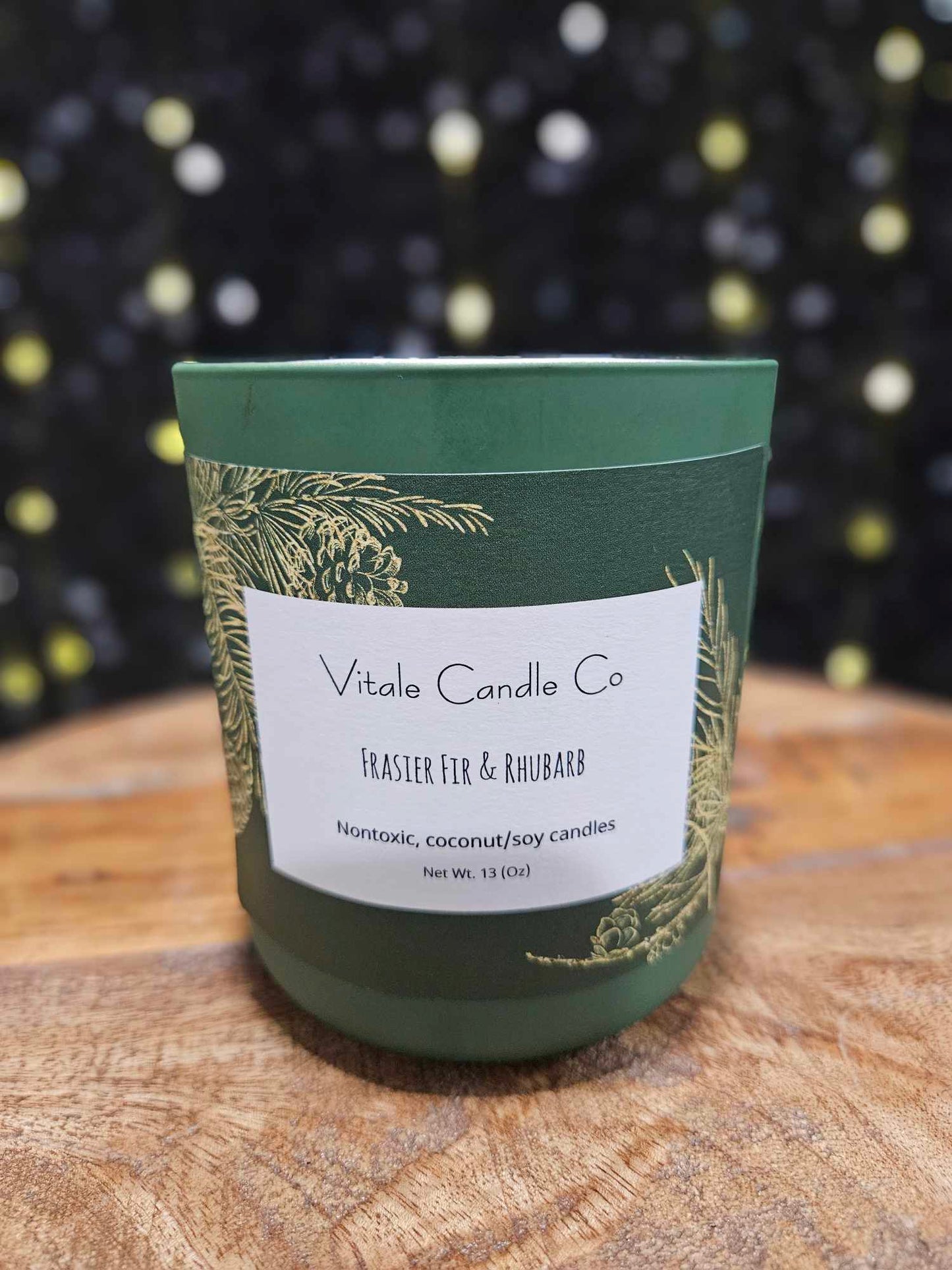 13 oz Green Holiday Vessel