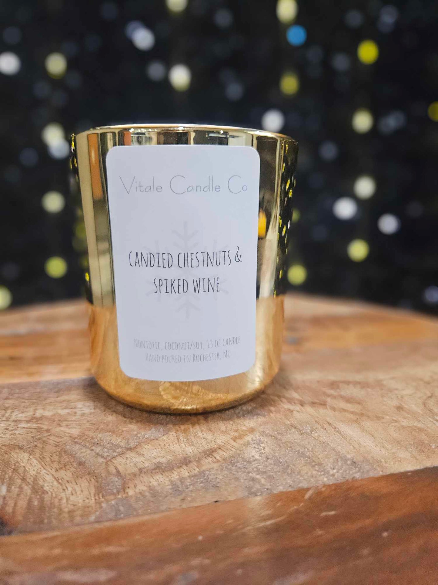 13 oz Gold Holiday Vessel