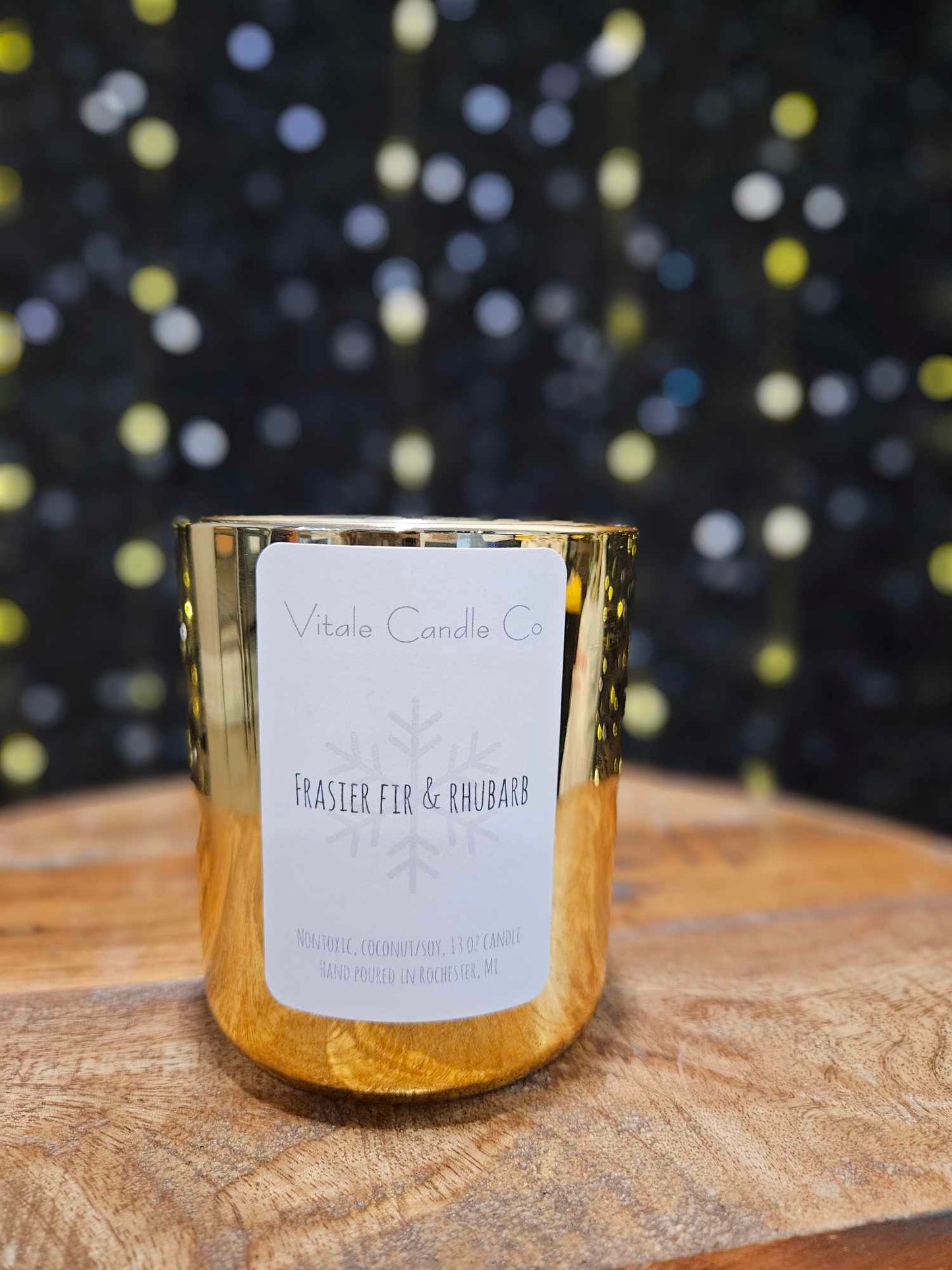 13 oz Gold Holiday Vessel