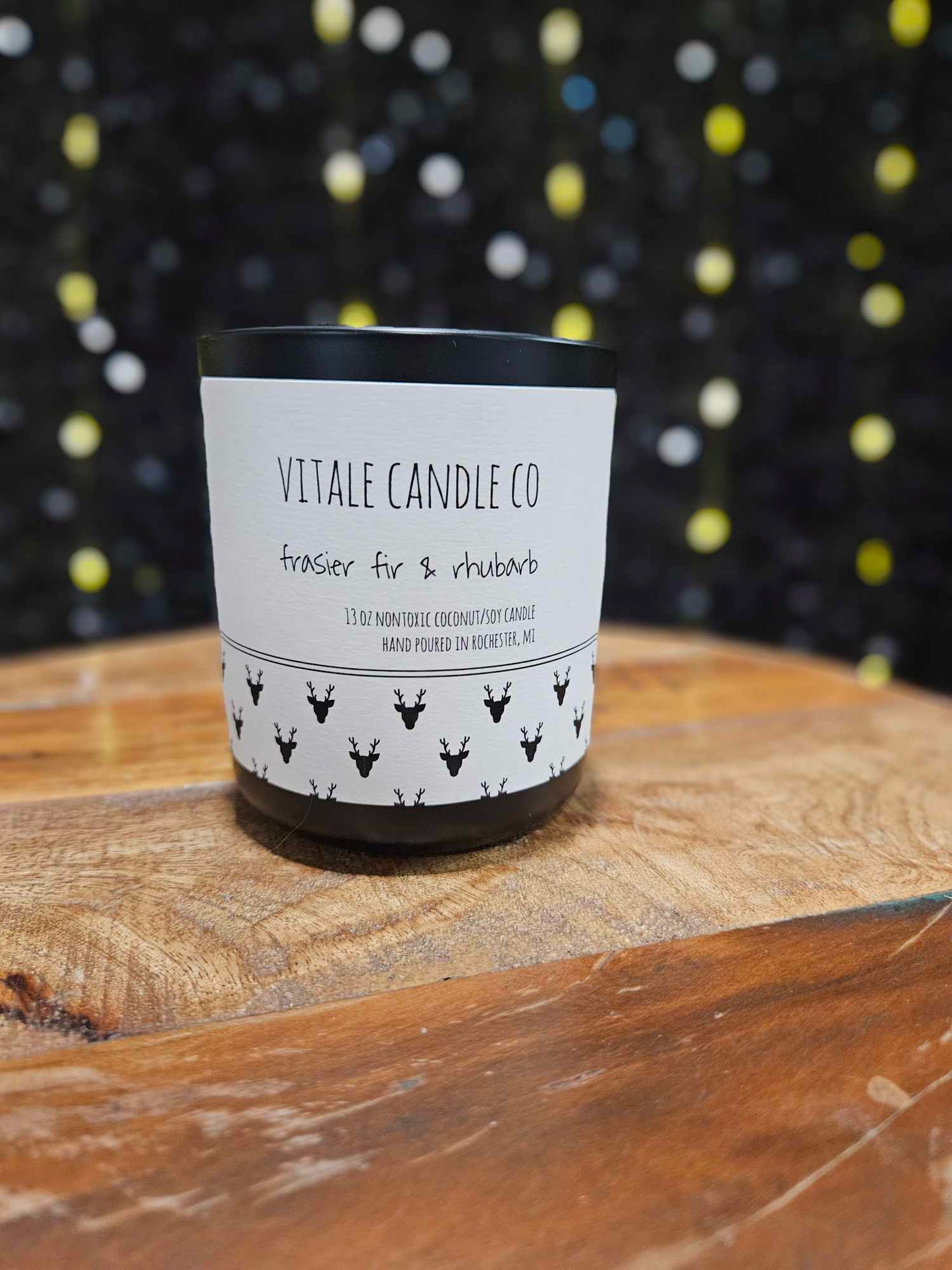 13 oz Black Holiday Vessels