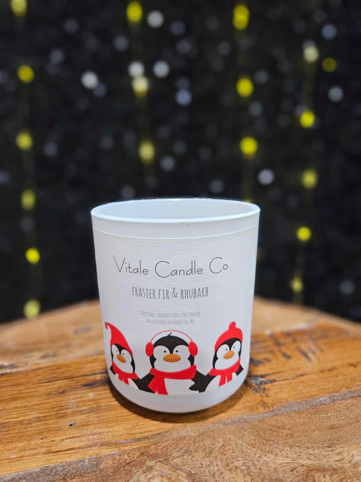 13 oz White Holiday Vessel
